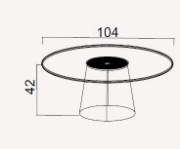 Picture of Alina Round Coffee Table