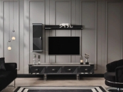 Picture of  Kelly Living Room Collection Black&Grey&Cream