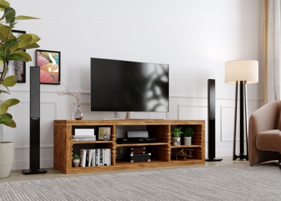 Picture of Real Wood 117 Media Unit 