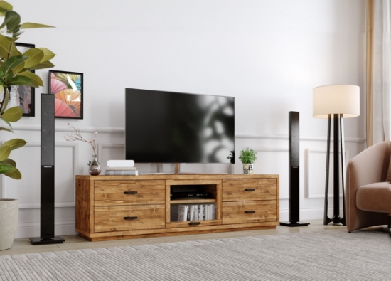 Picture of Real Wood 134 Media Unit 