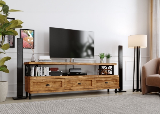 Picture of Real Wood 139 Media Unit  