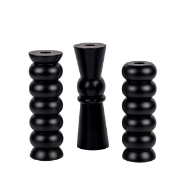 Picture of Beech Wood 3 Piece Candlestick