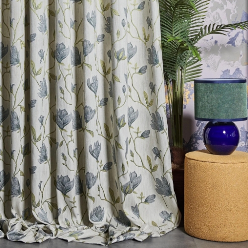 Picture of Gardenia  & Luxury Curtain Fabric